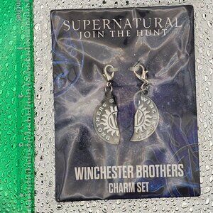 Supernatural Winchester Brother Charm Set